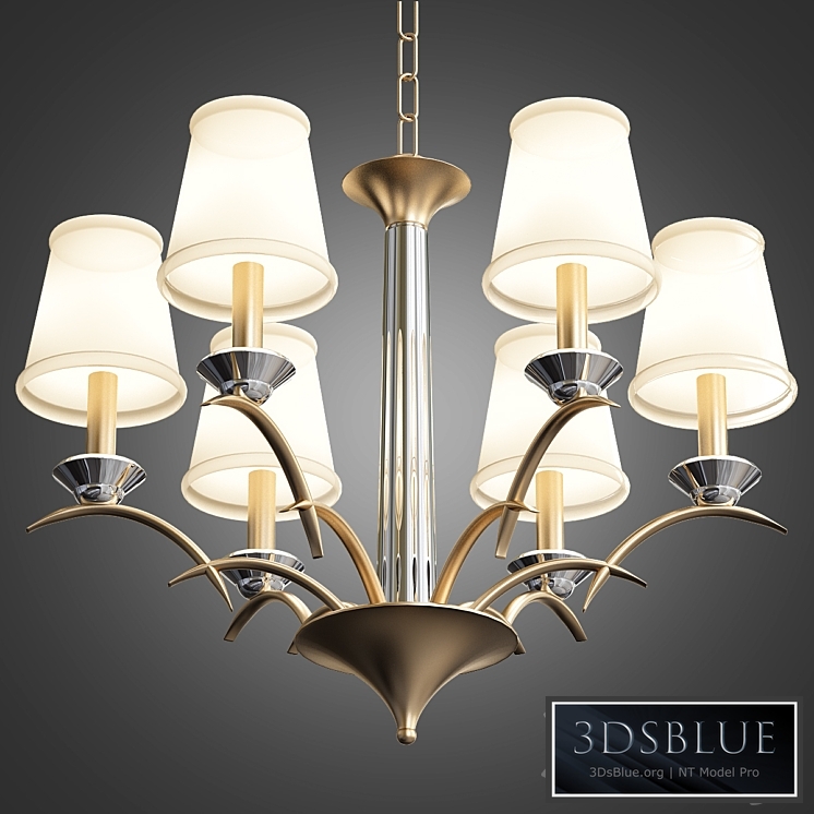 Hudson Valley Marcellus 6-light Aged Brass Chandelier
