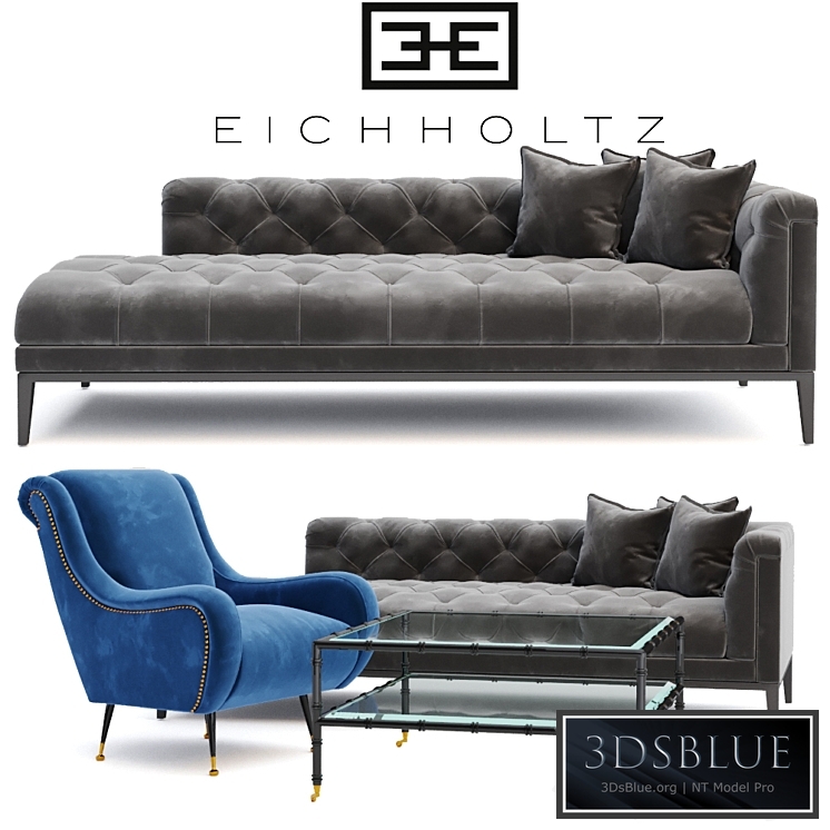 Sofa Eichholtz 111399 Cesare right