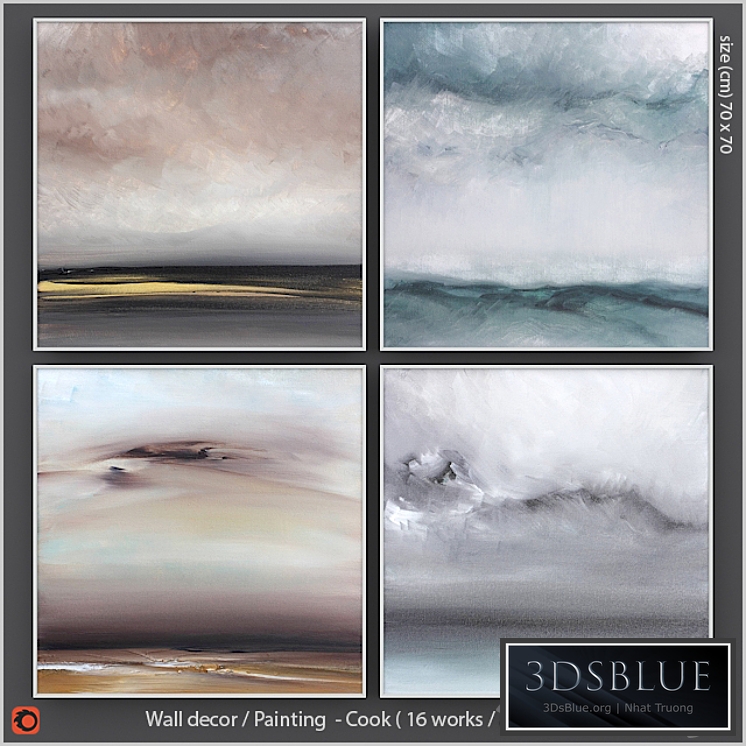 Wall decor - pictures set 12