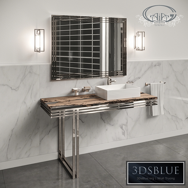 A set of furniture and sanitary ware for the bathroom Gaia Mobili # 3