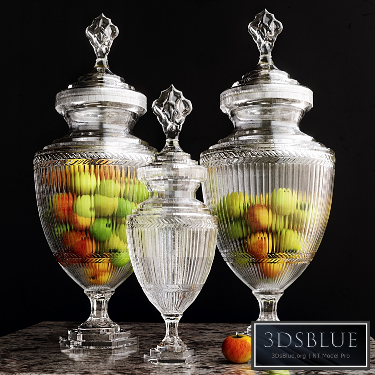 Vase Harcourt Glass L, S