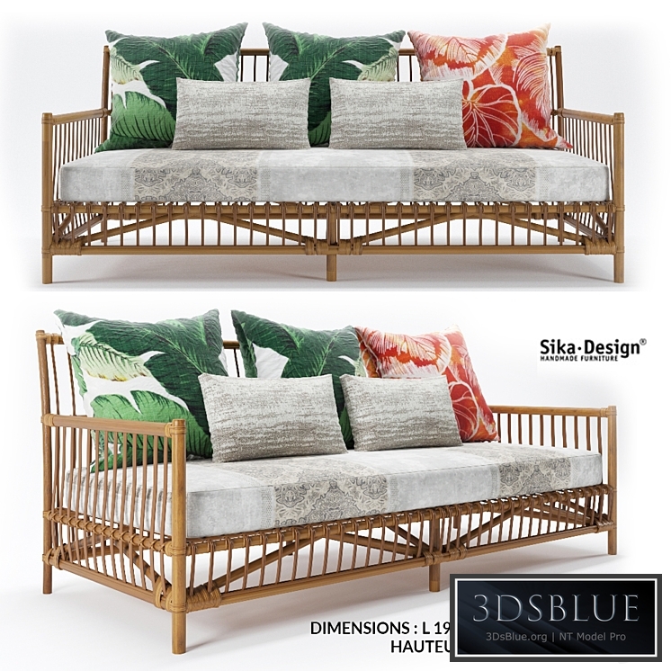 Caroline 3 seat Sofa by Sika design