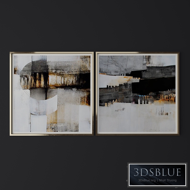 Set of contemporary art 24