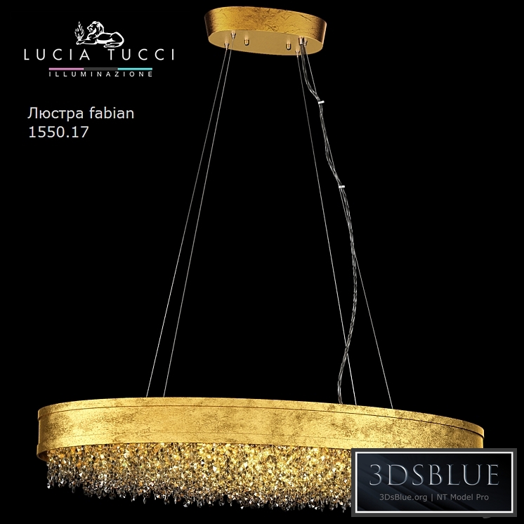 Chandelier fabian 1550.17 oro LED