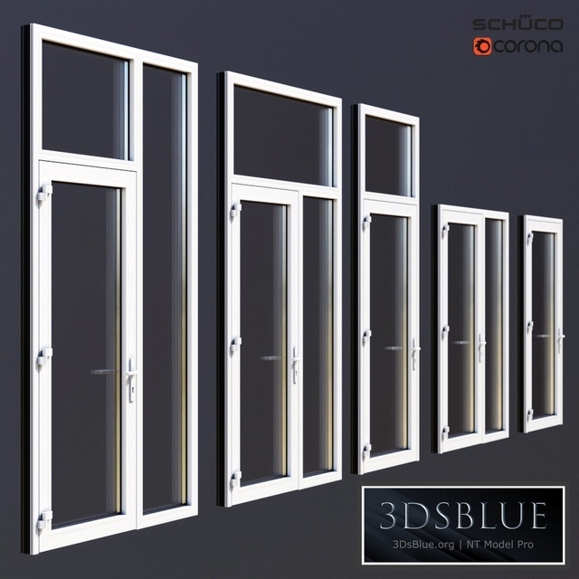 Aluminum doors Schuco