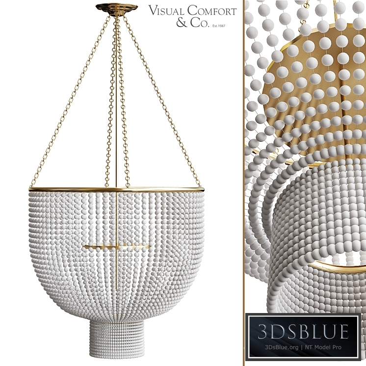 Jacqueline Two-Tier Chandelier by Visual Comfort