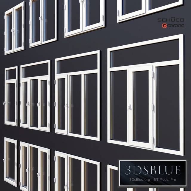 Aluminum windows Schuco