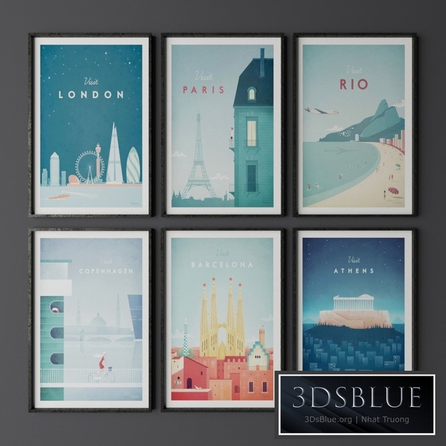 Set of posters