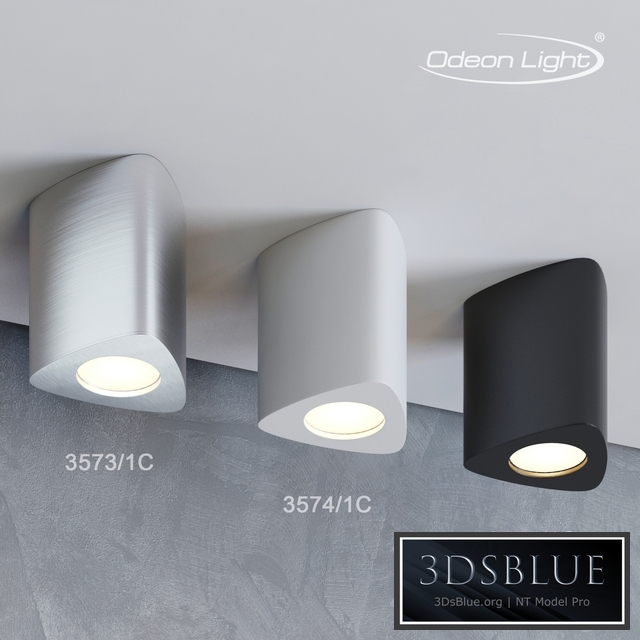 Ceiling surface lighting fixture ODEON LIGHT 3573 / 1C, 3574 / 1C, 3575 / 1C AQUANA