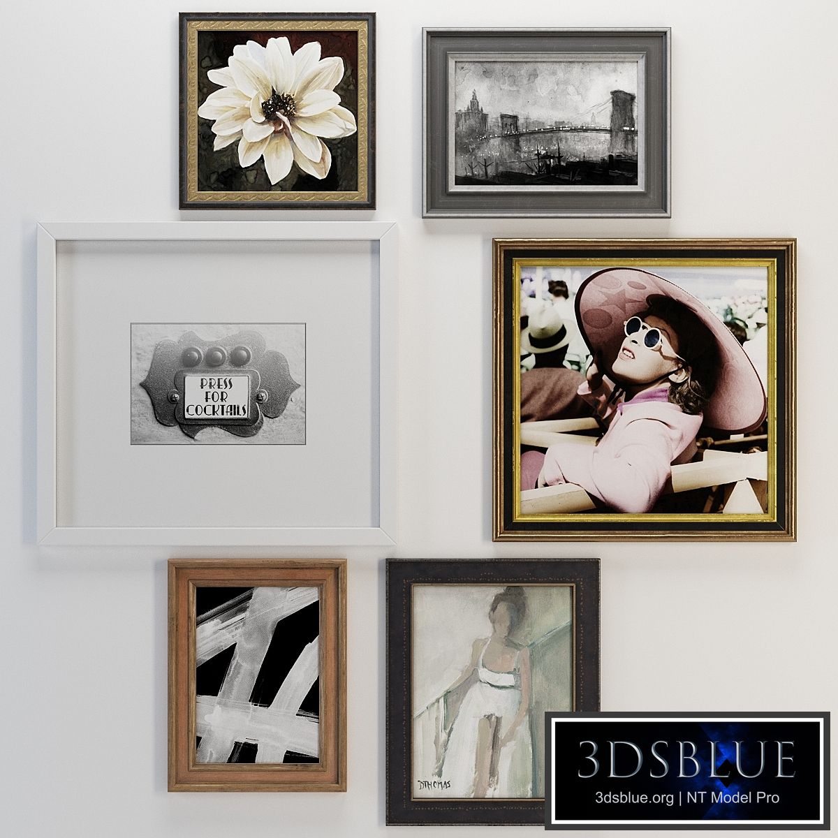 Pottery Barn Polished Gallery Wall