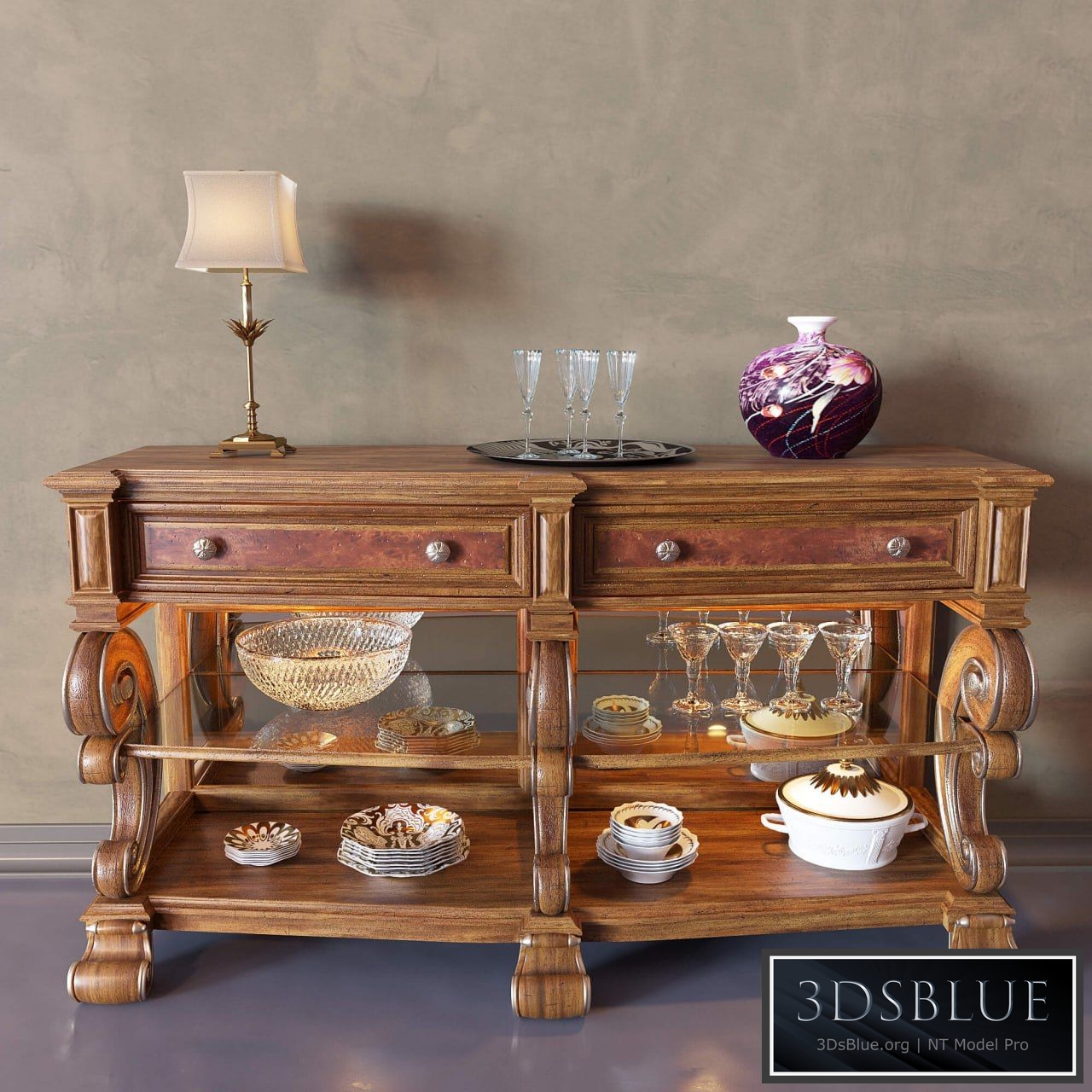 Luxury console table