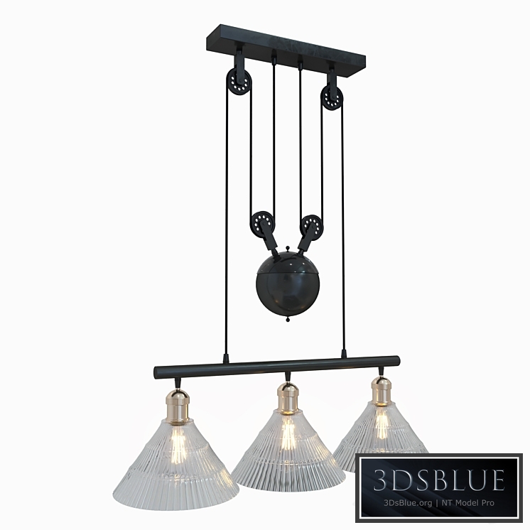 Suspended chandelier "Neuwied"