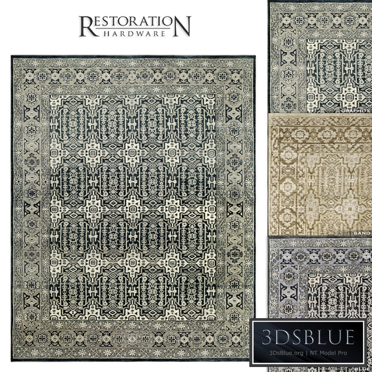 RH Moderne Geometric Rug