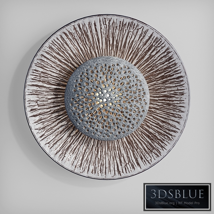 Danish ceramic wall sconce