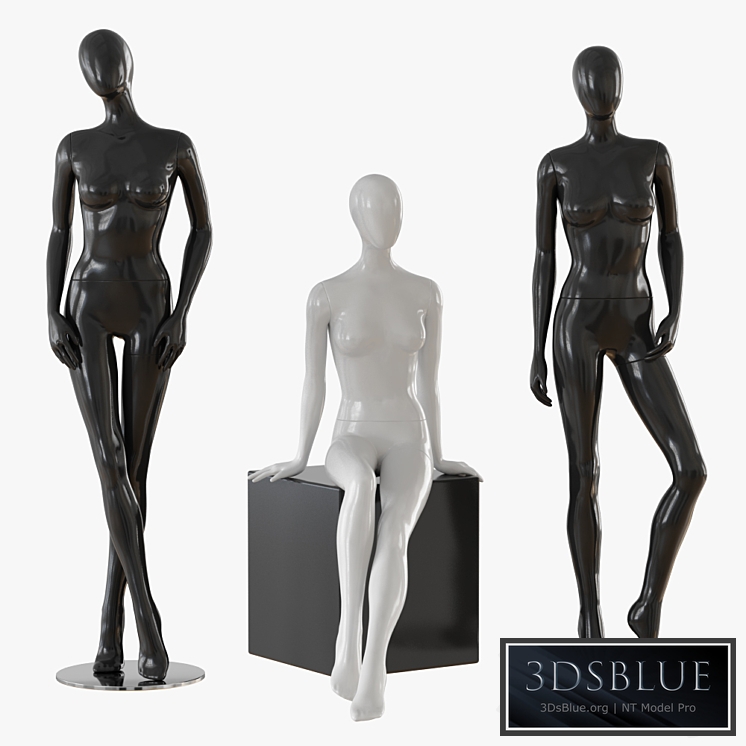 Abstract female mannequin