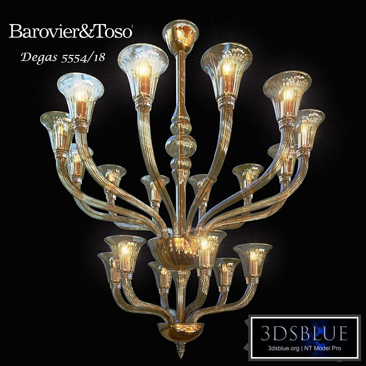 Chandelier Barovier & Toso Degas 5554/18