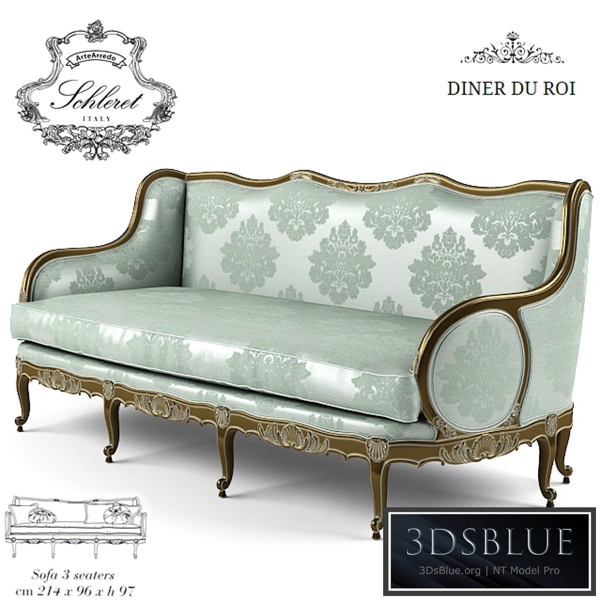 ARTEARREDO Diner du Roi CHLOE sofa