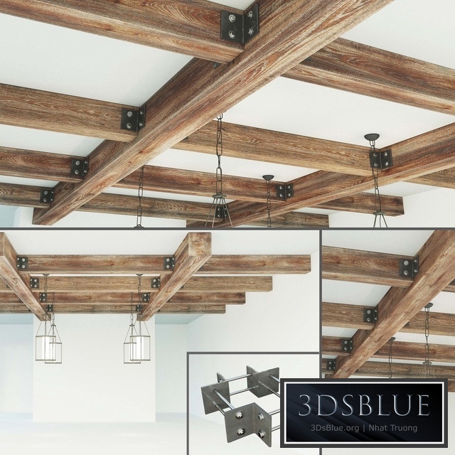 Ceiling beams wooden