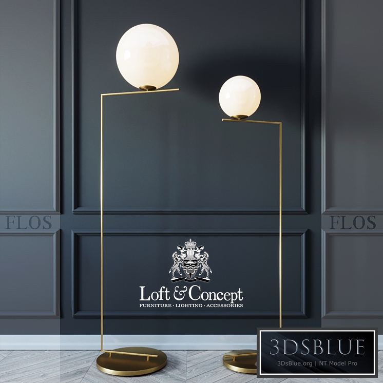 Flos lights family michael anastassiades floor lamp