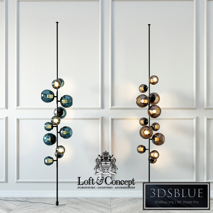 Last night totem floor lamp designed by damien langlois-meurinne in 2013