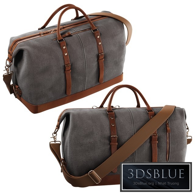 S-ZONE Trim Travel Tote Duffel Shoulder Handbag Weekend Bag