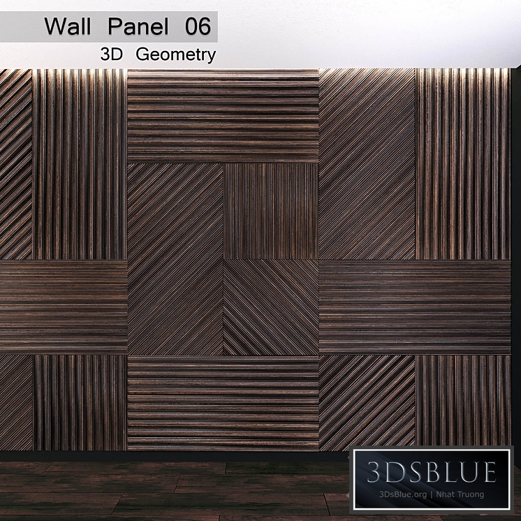 Wall Panel 06. 3D Geometry