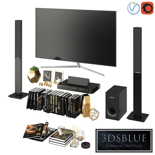 Living Room Black Gold