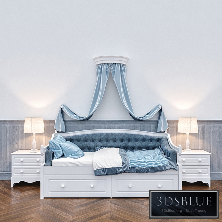 Children&#39;s bed with canopy