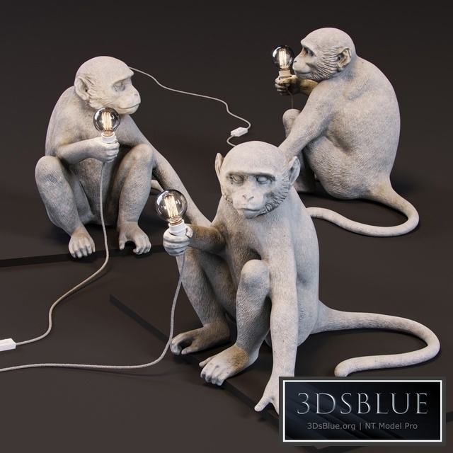 The Monkey Lamp Sitting Version