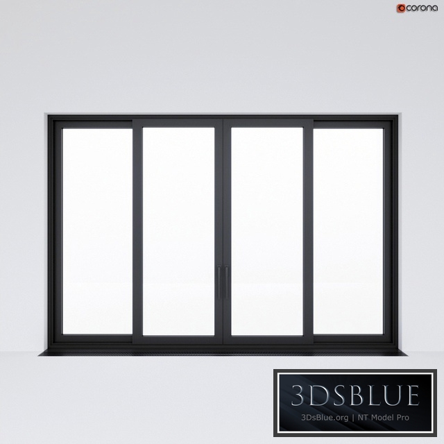 Sliding aluminum window (door) 2