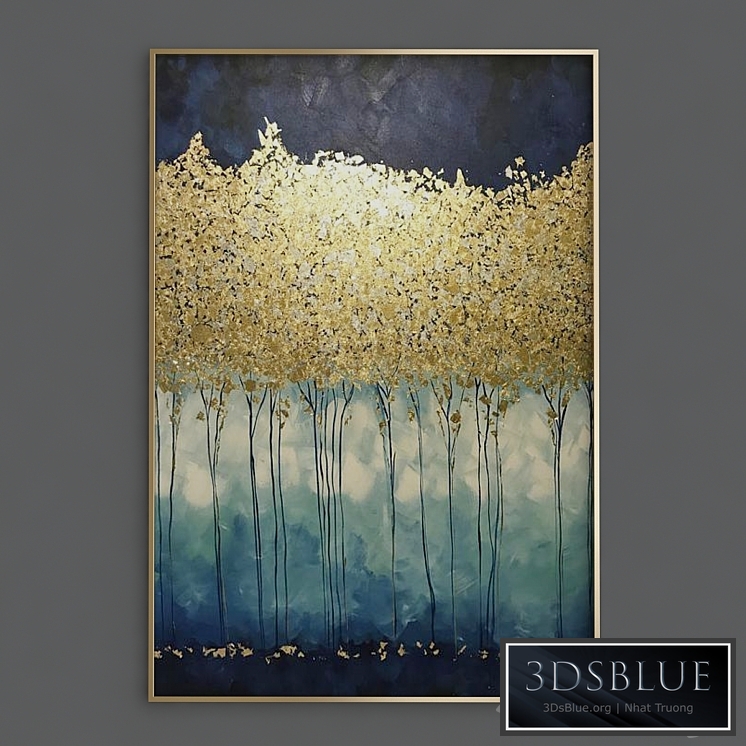 Wall Art Gold Painting