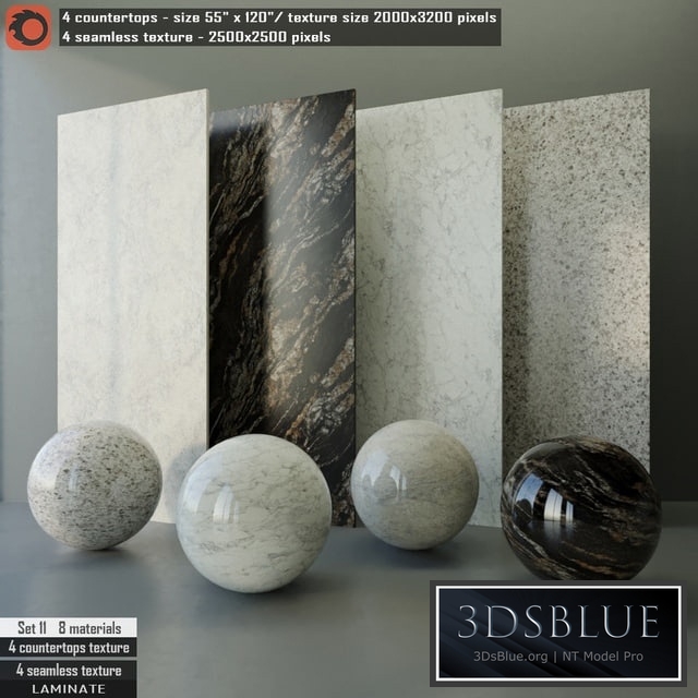 Laminate countertops & Seamless texture Set 11