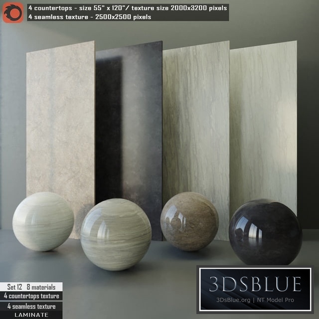 Laminate countertops & Seamless texture Set 12