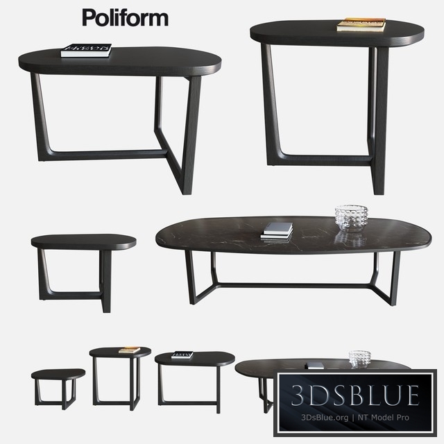 POLIFORM COFFEE TABLES TRIDENTE