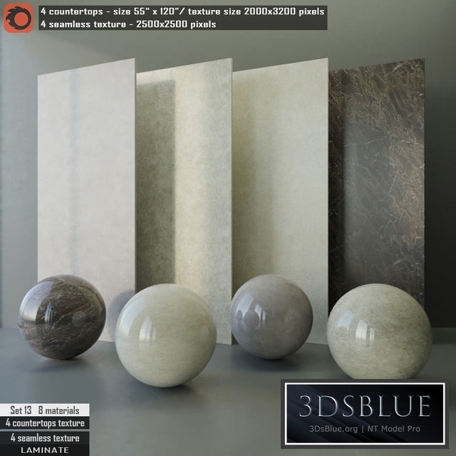 Laminate countertops & Seamless texture Set 13