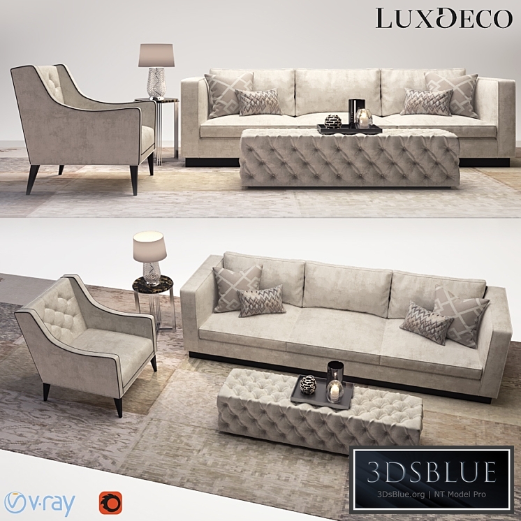 Luxdeco living room furniture set