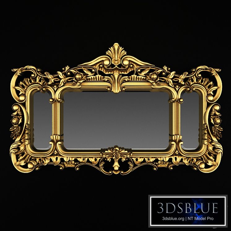 Chippendale Gilt Mantle Mirror Rococo