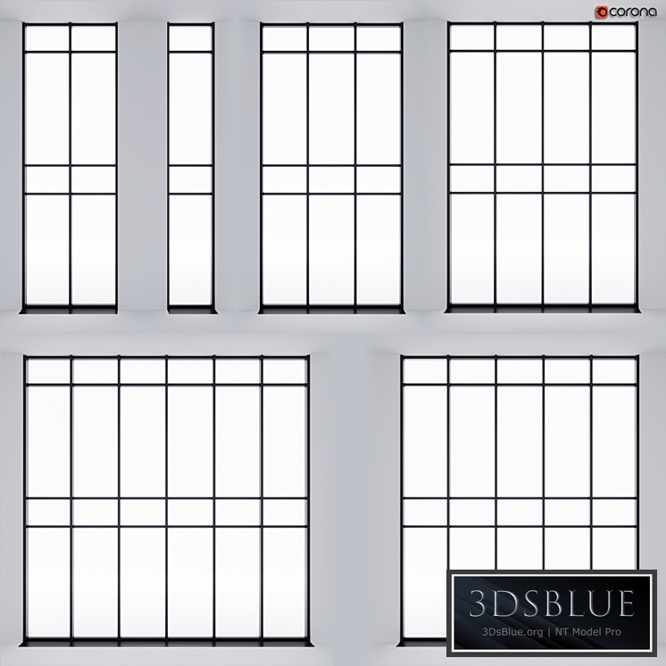 Double-glazed panoramic glazing