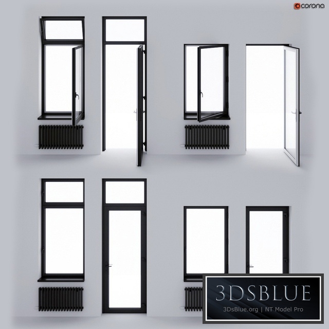 Aluminum window and balcony door ALUMIL