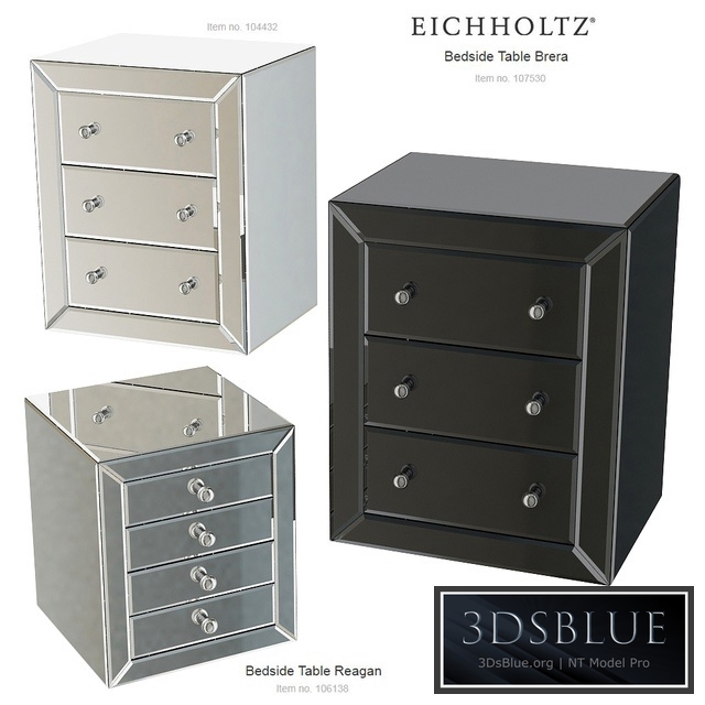 EICHHOLTZ Bedside Table Brera 107530 104432 Reagan 106138