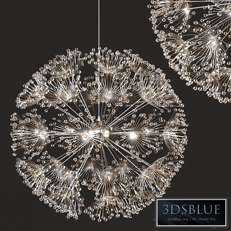 Norbic modern brief K9 crystal flower