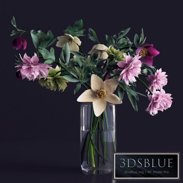 Bouquet of flowers in a vase 2