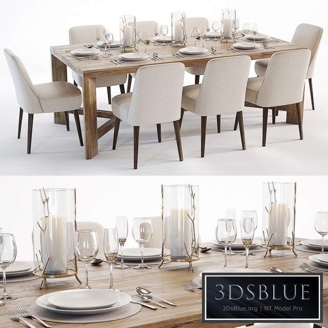 Curations Limited Gernoble & Torino table set