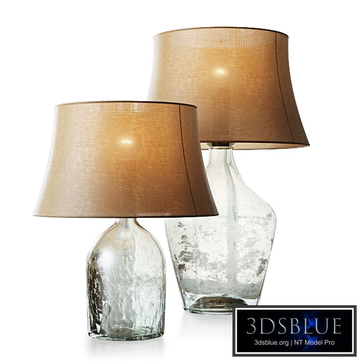 CLIFT GLASS TABLE LAMPS