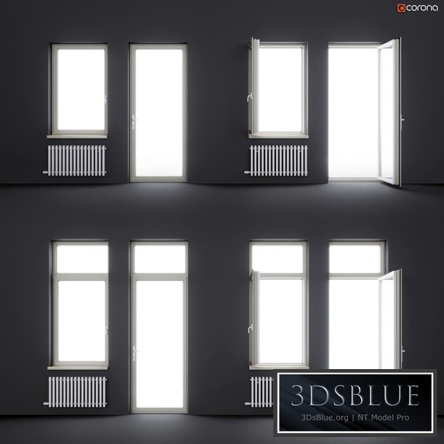 Wood-aluminum windows