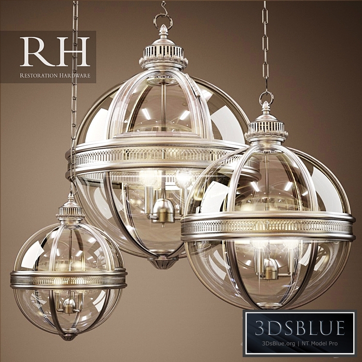 RH VICTORIAN HOTEL PENDANT (3size)