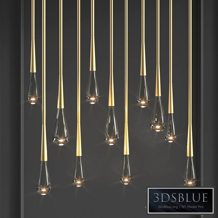 Teardrop 2.0 Chandelier The Pour par Design Haus Liberty