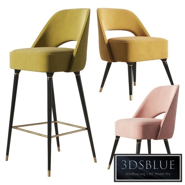 Collins Chair & Barstool Set EssentialHome1