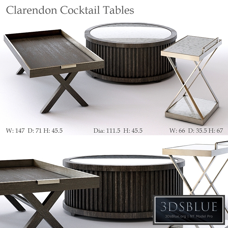 Bernhardt Clarendon Cocktail Tables