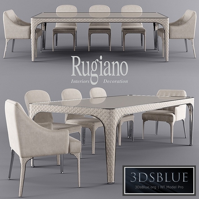 table rugiano Alexander, chair rugiano Viviane, chair rugiano Arianna